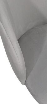 ΚΑΡΕΚΛΑ CORNER ΜΕ ΓΚΡΙ ΣΚΟΥΡΟ ΥΦΑΣΜΑ & ΚΑΡΥΔΙ ΑΠΟΧΡΩΣΗ ΞΥΛΟΥ - Image 3