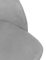 ΚΑΡΕΚΛΑ CORNER ΜΕ ΓΚΡΙ ΣΚΟΥΡΟ ΥΦΑΣΜΑ & ΚΑΡΥΔΙ ΑΠΟΧΡΩΣΗ ΞΥΛΟΥ - Image 2