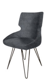 ΚΑΡΕΚΛΑ CROSS ΜΕ ΜΕΤΑΛΛΙΚΗ ΒΑΣΗ & ΜΠΛΕ ΡΑΦ ΥΦΑΣΜΑ - Image 3