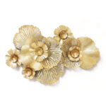 GOLD FLOWERS DECO