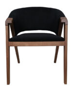 ΚΑΡΕΚΛΑ RICH ΜΕ ΞΥΛΟ ΣΕ ΑΠΟΧΡΩΣΗ ΚΑΡΥΔΙ & ΜΑΥΡΟ ΥΦΑΣΜΑ - Image 2