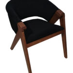 ΚΑΡΕΚΛΑ RICH ΜΕ ΞΥΛΟ ΣΕ ΑΠΟΧΡΩΣΗ ΚΑΡΥΔΙ & ΜΑΥΡΟ ΥΦΑΣΜΑ