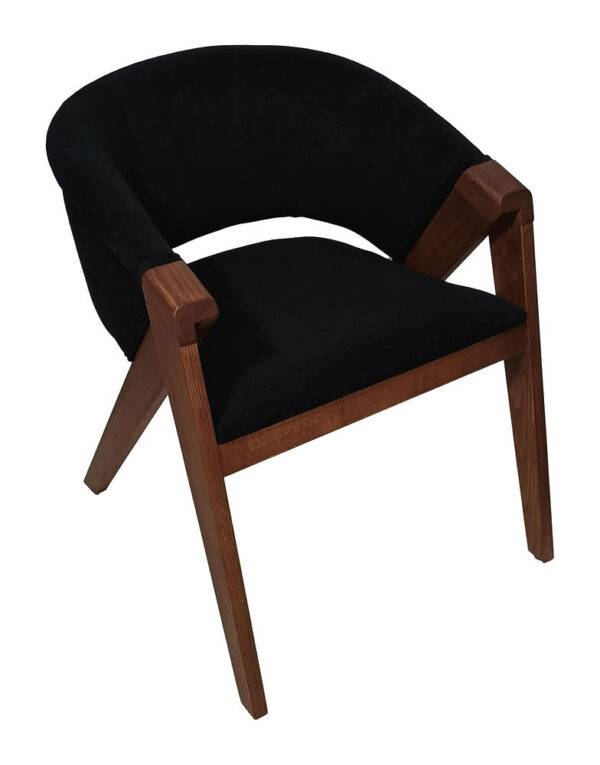 ΚΑΡΕΚΛΑ RICH ΜΕ ΞΥΛΟ ΣΕ ΑΠΟΧΡΩΣΗ ΚΑΡΥΔΙ & ΜΑΥΡΟ ΥΦΑΣΜΑ