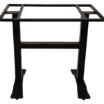 ΒΑΣΗ ΤΡΑΠΕΖΙΟΥ FRAME ΜΕΤΑΛΛΙΚΗ ΣΕ ΜΑΥΡΗ ΑΠΟΧΡΩΣΗ