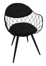 ΚΑΡΕΚΛΑ MAGIN ΑΠΟ ΜΕΤΑΛΛΙΚΟ ΣΚΕΛΕΤΟ ΚΑΙ ΜΑΞΙΛΑΡΙΑ ΣΕ ΜΑΥΡΟ ΧΡΩΜΑ