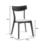 ΚΑΡΕΚΛΑ TOTO ΞΥΛΙΝΗ ΣΕ ΚΑΡΥΔΙ ΑΠΟΧΡΩΣΗ - Image 2