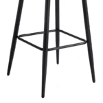 ΣΚΑΜΠΟ ΜΠΑΡ VELVA ΜΕ ΒΕΛΟΥΔΟ ΥΦΑΣΜΑ & ΜΕΤΑΛΛΙΚΑ ΠΟΔΙΑ - Image 2