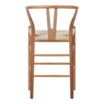 ΣΚΑΜΠΟ ΜΠΑΡ WISHBONE ΞΥΛΙΝΟ ΜΕ ΣΧΟΙΝΙ ΣΕ ΦΥΣΙΚΗ ΑΠΟΧΡΩΣΗ - Image 5