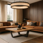 ΤΡΑΠΕΖΙ ΣΑΛΟΝΙΟΥ RIVA ΜΕ ΜΕΤΑΛΛΙΚΟ ΣΚΕΛΕΤΟ & ΕΠΙΦΑΝΕΙΑ ΑΠΟ ΜΕΛΑΜΙΝΗ ΣΕ ΑΠΟΧΡΩΣΗ ΦΥΣΙΚΟΥ ΞΥΛΟΥ