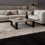 ΤΡΑΠΕΖΙ ΣΑΛΟΝΙΟΥ VERTO ΜΕ ΜΕΤΑΛΛΙΚΟ ΣΚΕΛΕΤΟ & ΕΠΙΦΑΝΕΙΑ ΑΠΟ ΜΕΛΑΜΙΝΗ ΤΥΠΟΥ ΤΣΙΜΕΝΤΟ ΑΝΟΙΧΤΟ