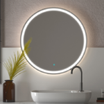 ΕΠΙΠΛΟ ΜΠΑΝΙΟΥ 5194-PRESTIGIA 80 cm ΜΕ ΒΑΣΕΙΣ ΣΤΑ ΠΛΑΓΙΑ ΣΕ ΑΝΟΙΧΤΗ ΑΠΟΧΡΩΣΗ ΞΥΛΟΥ - Image 3