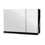 ΕΠΙΠΛΟ ΜΠΑΝΙΟΥ 7767 GOLD-PRESTIGIA 80 cm ΜΕ ΒΑΣΕΙΣ ΣΤΑ ΠΛΑΓΙΑ ΣΕ ΟΨΗ ΜΑΥΡΟΥ ΜΑΡΜΑΡΟΥ - Image 4