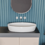 Νιπτήρας Πάγκου Πορσελάνης Cerastyle One 67x42cm Λευκό - Image 3