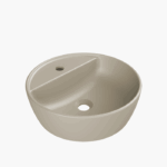 Νιπτήρας Πάγκου Πορσελάνης Cerastyle One Φ 42cm Ματ Λευκό - Image 3