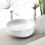 Νιπτήρας Πάγκου Πορσελάνης Cerastyle One Φ 46cm  Λευκό - Image 2