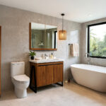 ΕΠΙΠΛΟ ΜΠΑΝΙΟΥ K545-PRESTIGIA 80 cm ΜΕ ΒΑΣΕΙΣ ΣΤΟ ΠΛΑΙ ΣΕ ΑΠΟΧΡΩΣΗ ΚΑΡΥΔΙΑΣ