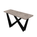 ΕΠΙΠΛΟ ΕΙΣΟΔΟΥ WALL ΜΕ ΞΥΛΙΝΗ ΕΠΙΦΑΝΕΙΑ ΤΥΠΟΥ ΤΣΙΜΕΝΤΟ ΑΝΟΙΧΤΟ & ΜΕΤΑΛΛΙΚΗ ΒΑΣΗ - Image 3