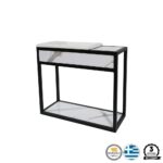 ΕΠΙΠΛΟ ΜΠΑΝΙΟΥ LUSSO ΚΡΕΜΑΣΤΟ ΜΕ ΜΑΡΜΑΡΙΝΗ ΟΨΗ - Image 5