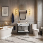 ΕΠΙΠΛΟ ΜΠΑΝΙΟΥ LUSSO ΚΡΕΜΑΣΤΟ ΜΕ ΜΑΡΜΑΡΙΝΗ ΟΨΗ