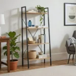 Βιβλιοθήκη-Ραφιέρα Ramon φυσικό-μαύρο - Image 2