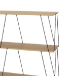 Ραφιέρα-βιβλιοθήκη Tars οακ-μαύρο - Image 3