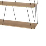 Ραφιέρα-βιβλιοθήκη Tars οακ-μαύρο - Image 4