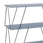 Ραφιέρα-βιβλιοθήκη Tars γκρι-μαύρο - Image 2