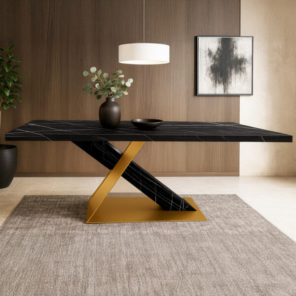 ΤΡΑΠΕΖΑΡΙΑ TYPO ΜΕ ΕΠΙΦΑΝΕΙΑ ΣΕ ΟΨΗ ΜΑΥΡΟ ΜΑΡΜΑΡΟ