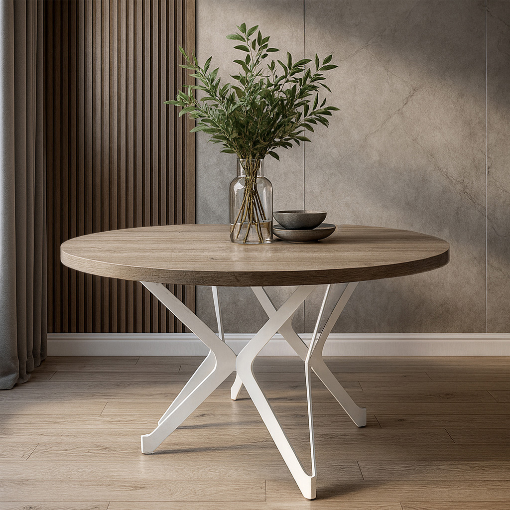 Asteri Strog. 5194 ΤΡΑΠΕΖΑΡΙΑ LOGGY ΜΕ ΕΠΙΦΑΝΕΙΑ ΜΕΛΑΜΙΝΗΣ ΣΕ ΑΝΟΙΧΤΗ ΑΠΟΧΡΩΣΗ - Image 1