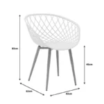 ΠΟΛΥΘΡΟΝΑ EZRA ME ΜΑΥΡΟ PP KAI ΜΕΤΑΛΛΙΚΟ ΠΟΔΙ ΣΕ ΦΥΣΙΚΗ ΑΠΟΧΡΩΣΗ - Image 7