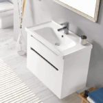 Νιπτήρας Επίπλου Πορσελάνης Cerastyle Frame 90x45cm Λευκό - Image 2