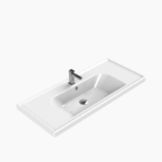 Νιπτήρας Επίπλου Πορσελάνης Cerastyle Elite 100x45cm Λευκό