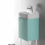 Νιπτήρας Επίπλου Πορσελάνης Cerastyle Mini 37x28cm Λευκό - Image 2