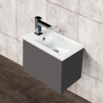 Νιπτήρας Επίπλου Πορσελάνης Cerastyle Mini 42x24cm Λευκό - Image 2