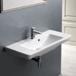 Νιπτήρας Επίπλου Πορσελάνης Cerastyle Porto 55x38cm Λευκό - Image 2