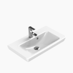 Νιπτήρας Επίπλου Πορσελάνης Cerastyle Porto 65x38cm Λευκό