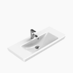 Νιπτήρας Επίπλου Πορσελάνης Cerastyle Porto 85x38cm Λευκό