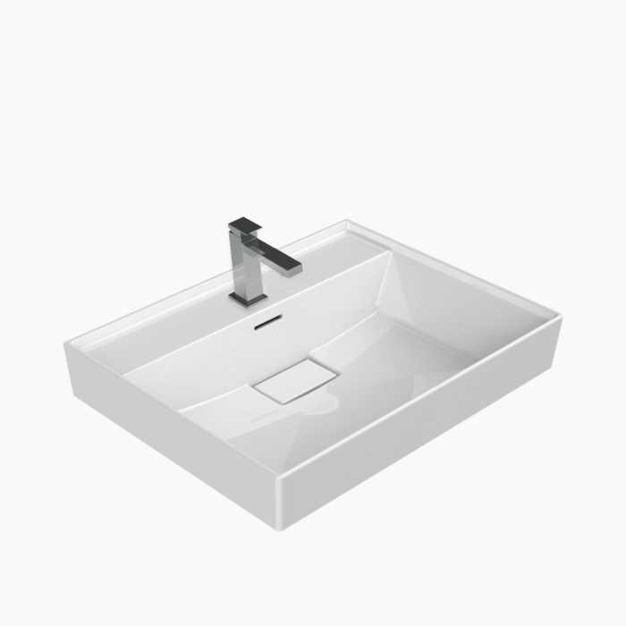 Sharp 60-700x700 Νιπτήρας Επίπλου Πορσελάνης Cerastyle Sharp 60x48cm Λευκό - Image 1