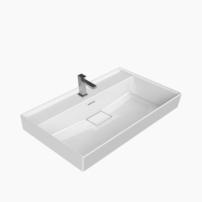 Sharp 80-700x700 Νιπτήρας Επίπλου Πορσελάνης Cerastyle Sharp 80x48cm Λευκό - Image 1