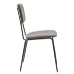 ΚΑΡΕΚΛΑ TANIA ΜΕ ΥΦΑΣΜΑ ΣΕ ΑΝΘΡΑΚΙ ΧΡΩΜΑ ΚΑΙ ΜΕΤΑΛΛΙΚΟ ΠΟΔΙ - Image 4