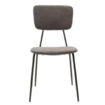 ΚΑΡΕΚΛΑ TANIA ΜΕ ΥΦΑΣΜΑ ΣΕ ΑΝΘΡΑΚΙ ΧΡΩΜΑ ΚΑΙ ΜΕΤΑΛΛΙΚΟ ΠΟΔΙ - Image 5