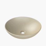 Νιπτήρας Πάγκου Πορσελάνης Cerastyle Zero Φ 46cm Ματ Cappuccino