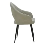 Πολυθρόνα Macie ύφασμα antique γκρι-μαύρο - Image 4