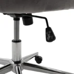 Καρέκλα γραφείου διευθυντή Kido με βελούδο γκρι - Image 8