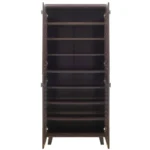 Παπουτσοθήκη-ντουλάπα MANTAM 24 ζεύγων χρώμα καρυδί - Image 5