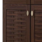 Παπουτσοθήκη-ντουλάπα MANTAM 24 ζεύγων χρώμα καρυδί - Image 6