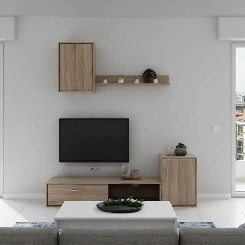 049-000072 Σύνθετο σαλονιού Ranian μελαμίνης sonoma - Image 1