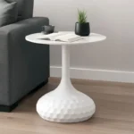 Βοηθητικό τραπέζι Fabron λευκό sintered stone