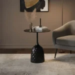 Βοηθητικό τραπέζι Kousien μαύρο sintered stone