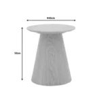 Βοηθητικό τραπέζι Kayano καρυδί mdf - Image 2